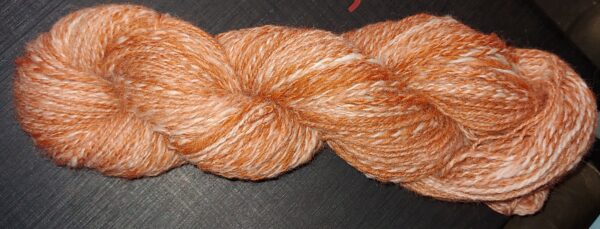 Hand-spun and hand dyed yarn