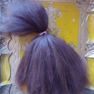 Hand-picked, washed and combed suri locks for rooting as doll's hair