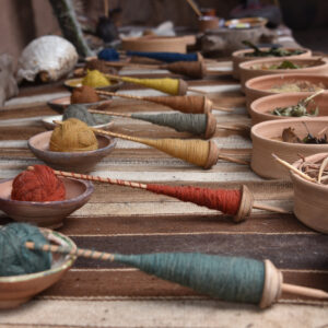 Hand Dyed Fibre and Yarn