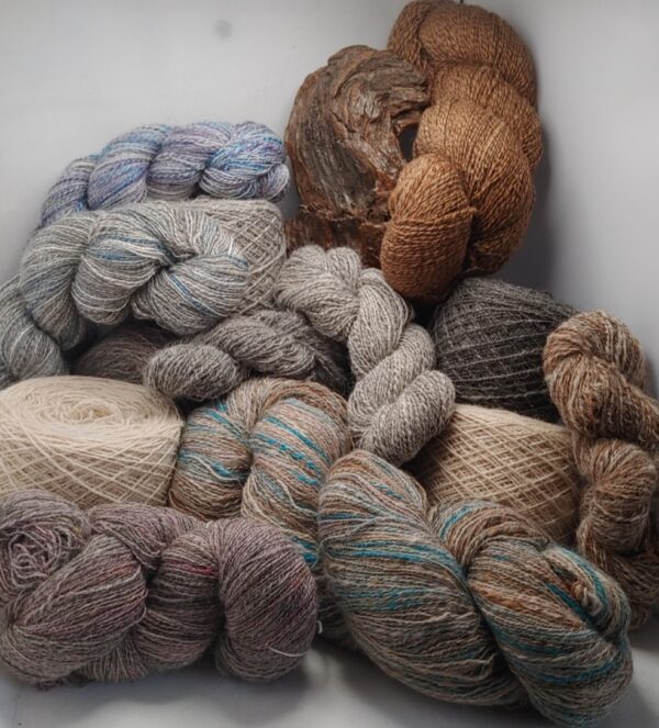 Hand Spun Natural Alpaca Sock Yarn 50g (±180m) - Image 11